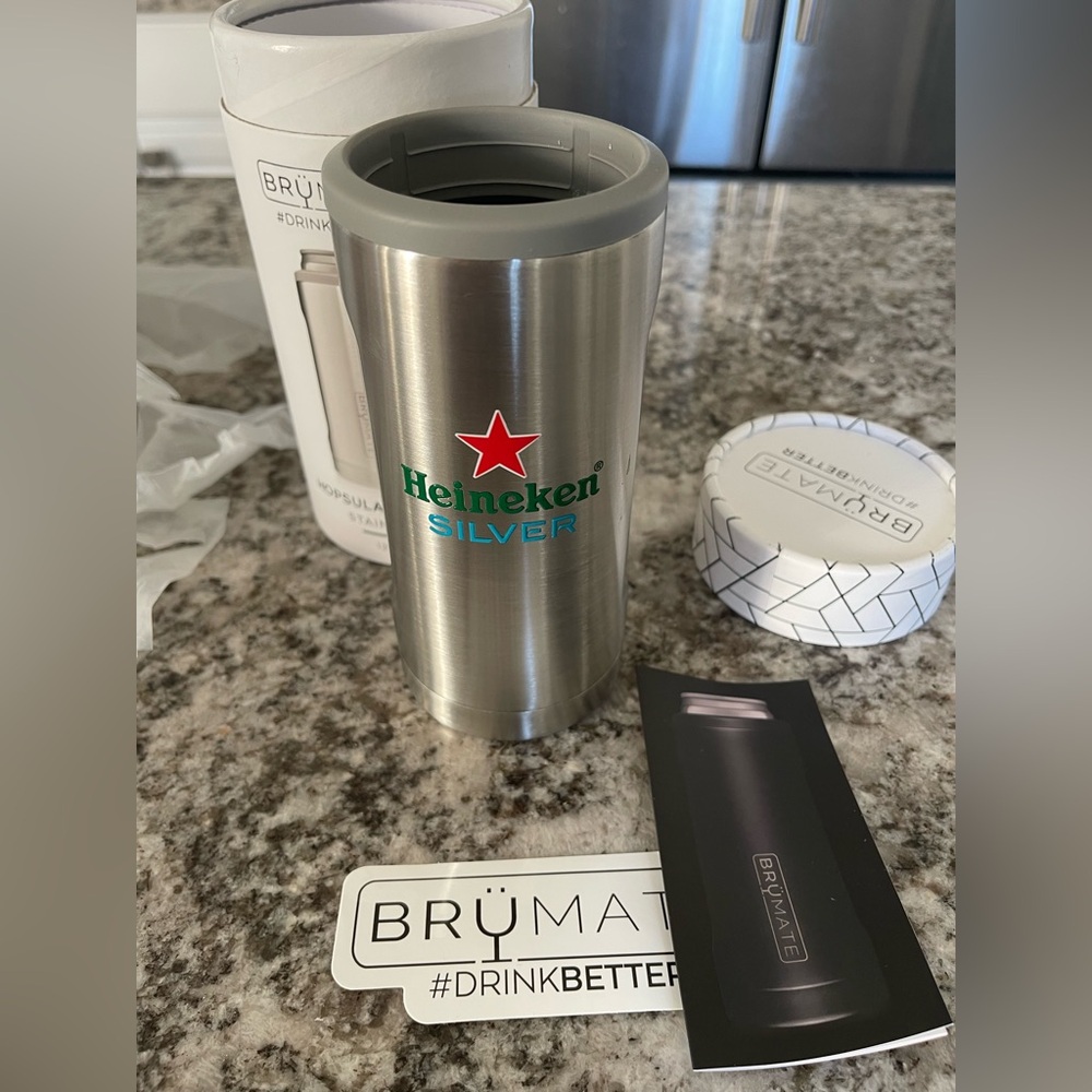 Heineken sliver brumate hopsulator slim 12oz